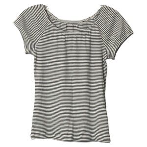 Abercrombie Kids Black and White Striped Tee